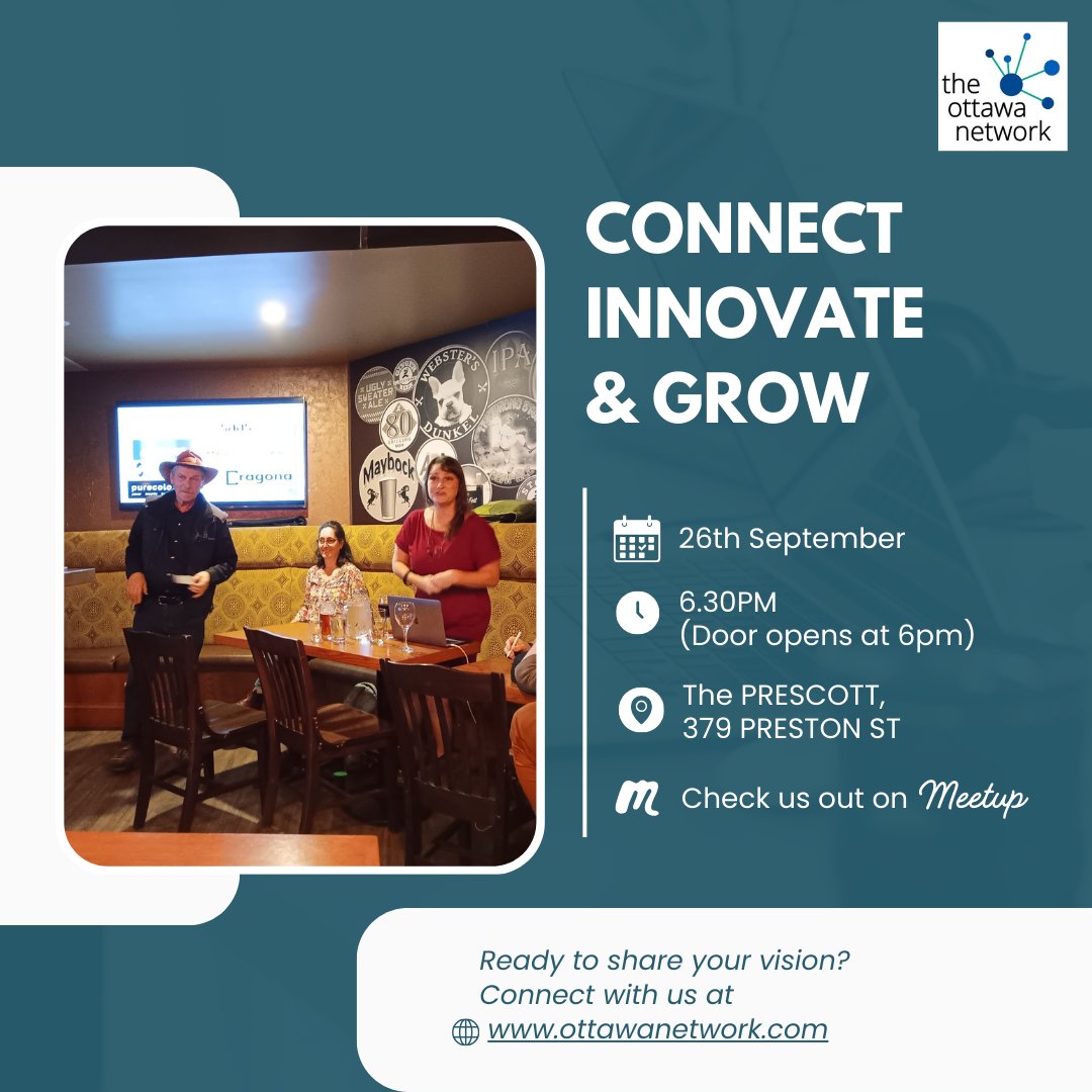 Join us for our next demo day ! 

Meet talented entrepreneurs from Ottawa &amp; connect with our vibrant startup community. 

Register here: lnkd.in/ent2tXMK 

Want to pitch or learn more about TON? Visit lnkd.in/gX7GBFZq 

Event is free! 

 #ottawabusiness