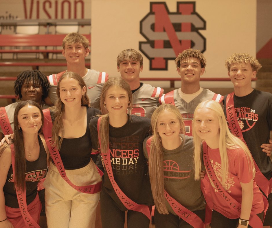 Congratulations to our 2024 North Scott High School Homecoming Court!  
Paityn Leigh and Jerrod Lee
Kaelin Carlson-Gross and Kye Smith
Abbey Hayes and Zach Powell
Ellie Scott and Jesse Eller
Meredith Carlson and Tanner Yates