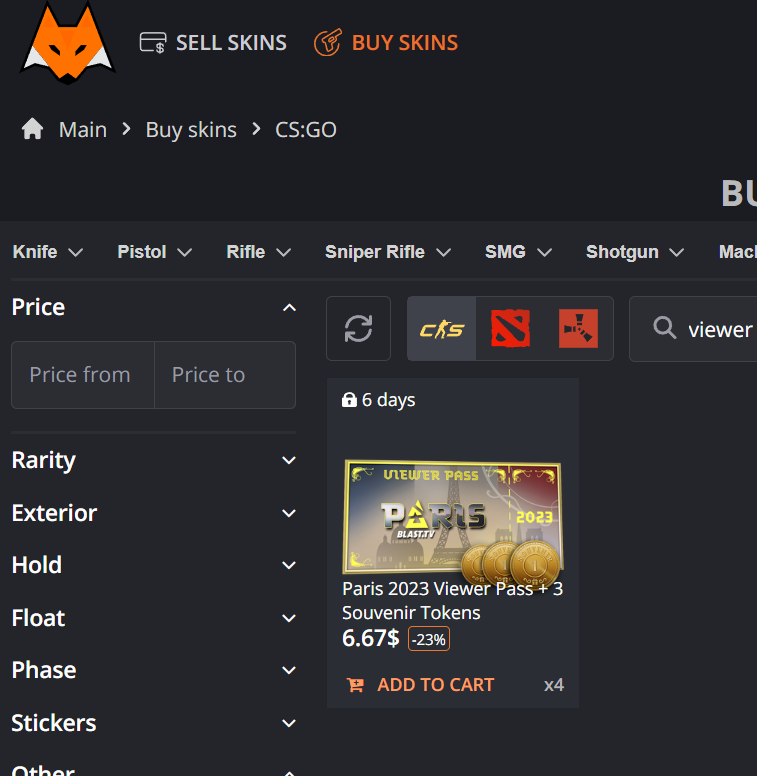 why is paris pass so cheap - funniest reply gets a skin 🤑

buy it on one of the cheapest marketplaces - <a href="/lisskins/">lis-skins</a> #ad 🟠