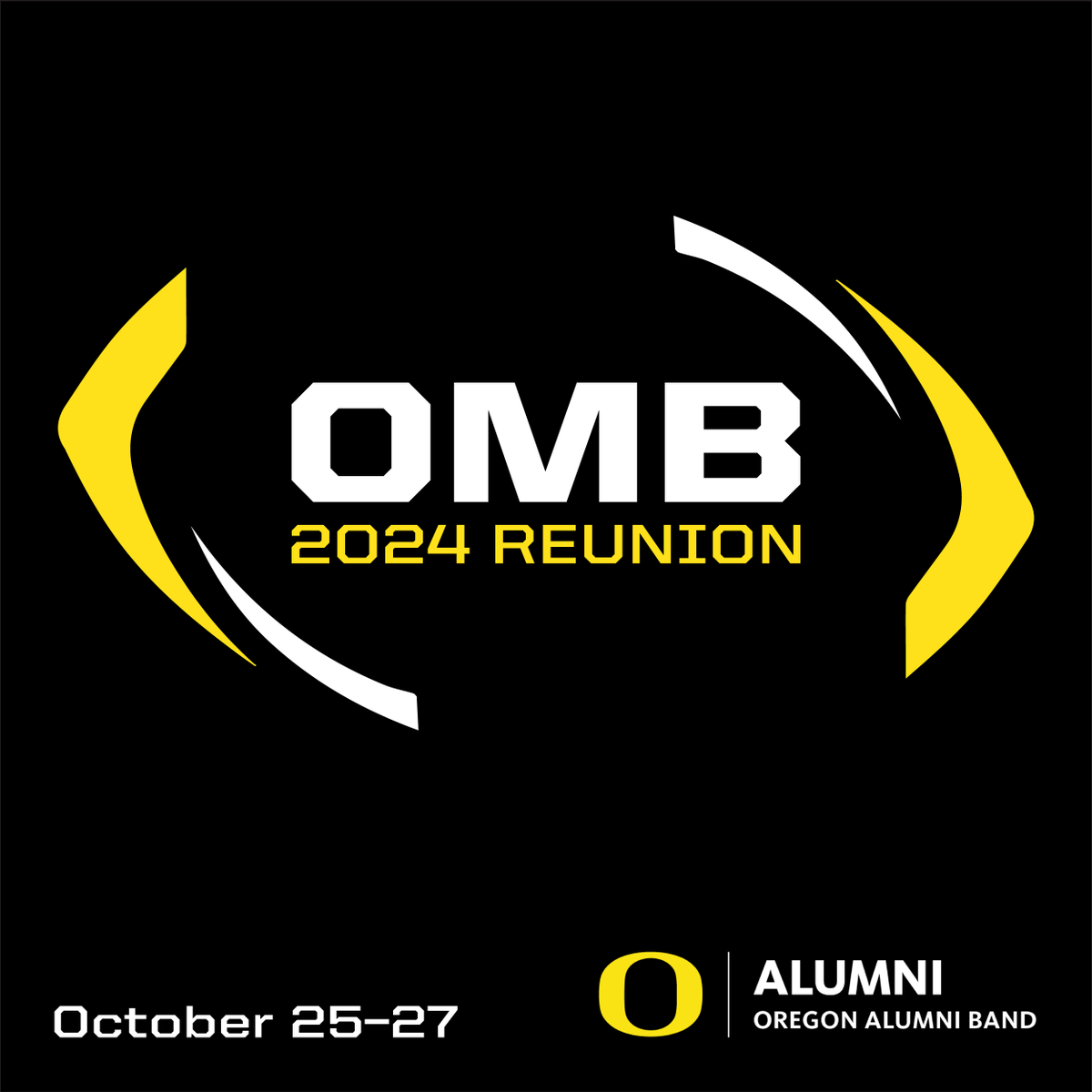 Oregon Marching Band alumni! Join us in Eugene from Oct 25-27 for an unforgettable Homecoming weekend. Relive your marching days and show off our Ducks pride! Register by Oct 15 to be part of the fun—sign up now and make this reunion one to remember at bit.ly/4dTvPEl.
