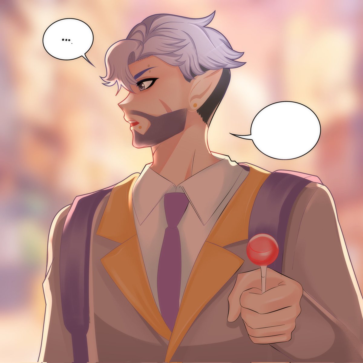 DaikiriSakurai's tweet image. "I'll sacrifice myse-" "No."
"But—" "No."
"No?" "No."
Creditos de la basesita bomnita: @Level_up_art.