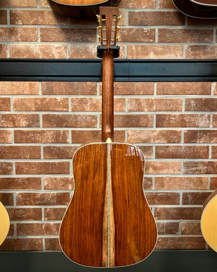 ✨ This Custom Martin  started as handpicked wood, carefully chosen by our team at NAMM 2024 in Anaheim, CA — &amp; we didn’t stop there. Every detail of this guitar was thoughtfully selected to create a one-of-a-kind instrument. Check out the wood before it became this guitar! ➡