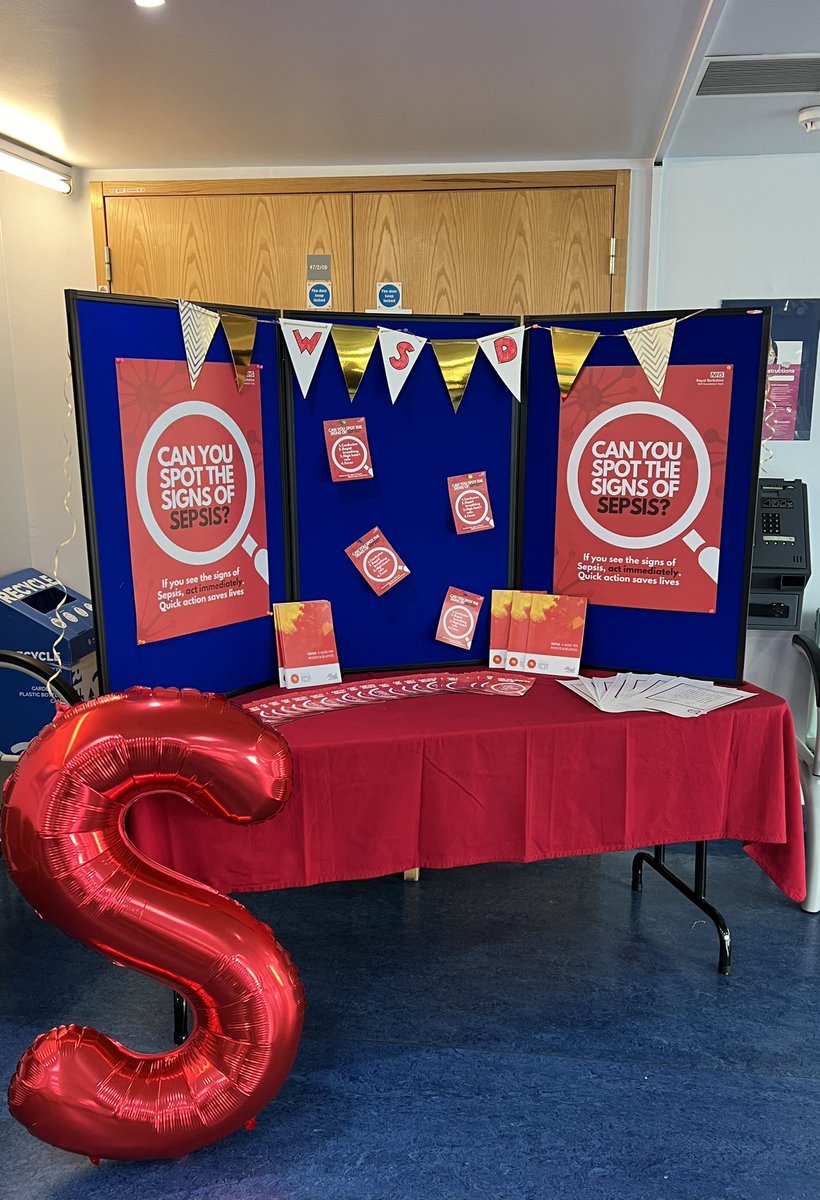 Claire Burnett (@ceburnett) on Twitter photo What a <a href="/WorldSepsisDay/">World Sepsis Day</a> at <a href="/RBNHSFT/">Royal Berkshire NHS Foundation Trust</a> ✨
Thank you to everyone who came out to support and raise awareness.
Stop Sepsis. Save Lives What a <a href="/WorldSepsisDay/">World Sepsis Day</a> at <a href="/RBNHSFT/">Royal Berkshire NHS Foundation Trust</a> ✨
Thank you to everyone who came out to support and raise awareness.
Stop Sepsis. Save Lives
