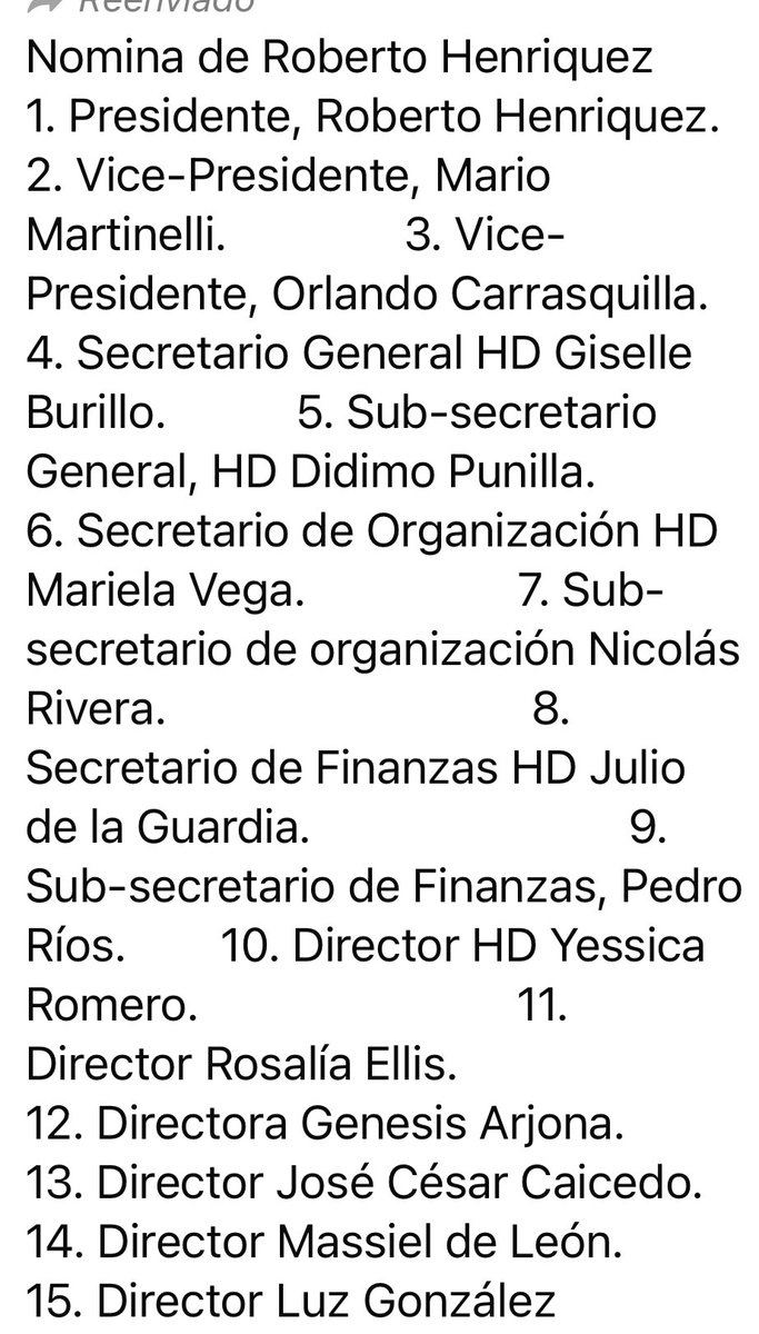 gisellejurado's tweet photo. @RCHENRIQUEZ presenta su nómina para la nueva Junta Directiva de @CaDemocratico la cual nos llena de alegría porque es una nómina de consenso con representación de todos  los sectores del partido como la mujer y la juventud también #RENOVACIONCD #LAMARCAESCD https://t.co/Ia3rckrD1G