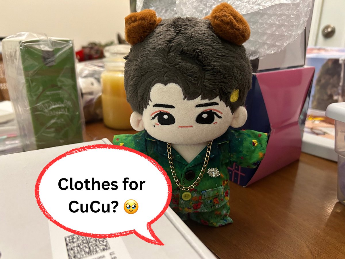 Jadeduo's tweet photo. Part #1 Clothes for CUCU!!!  Special thankies to Onty @paws_read for this episode more coming soonish!

#jadebaoadventures #clothesforcucu #baocouture https://t.co/5rX286srXC