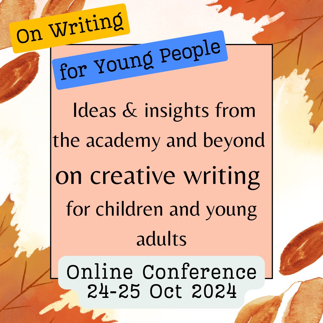Leaf_Journal's tweet photo. Leaf Journal's conference returns 24-25 Oct to share ideas &amp; insights in the academic field of creative writing for children/YA. Creative workshops, a wide range of panellists, keynote by Darren Chetty. And it's 100% online! #OnWriting2024
Tickets📷https://t.co/3zIP7A4Nep https://t.co/MqMqsdwk0e