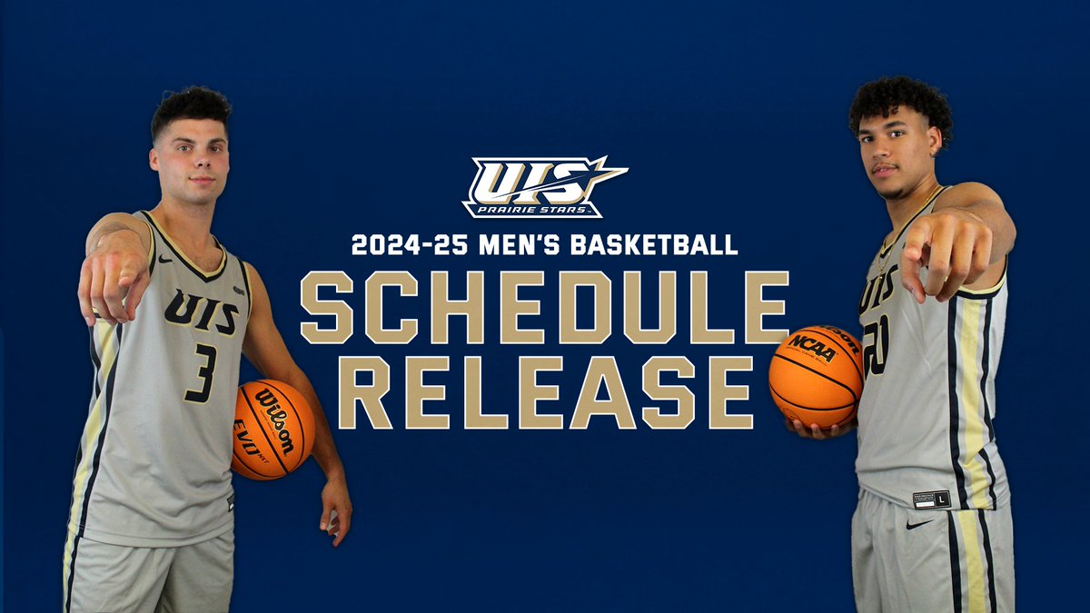 #WeAreStars (@uisathletics) on Twitter photo 2024-25 UIS Men's Basketball Schedule Announced ow.ly/jxyH50Tnfa3
<a href="/UISHoops/">UIS Basketball</a> | #ProtectThePrairie 2024-25 UIS Men's Basketball Schedule Announced ow.ly/jxyH50Tnfa3
<a href="/UISHoops/">UIS Basketball</a> | #ProtectThePrairie