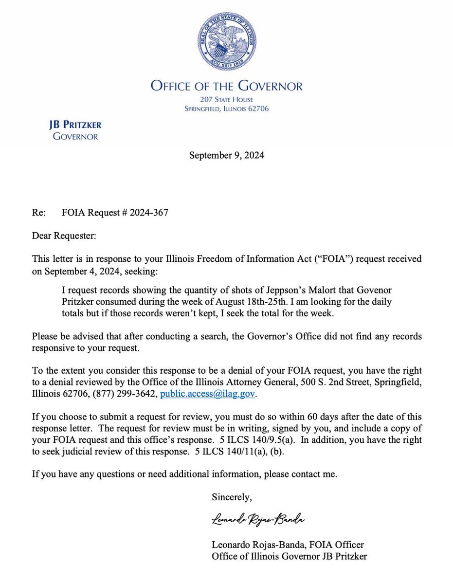 tnertz's tweet photo. #EXCLUSIVE
@JBPritzker did not keep track of how many shots of @JeppsonsMalort he did during the week of the @DemConvention
#FridayNewsDump #twill #FOIA @GodPricker @NiseiLounge @chicagobars @mosermusic https://t.co/RRNSMD6bBT