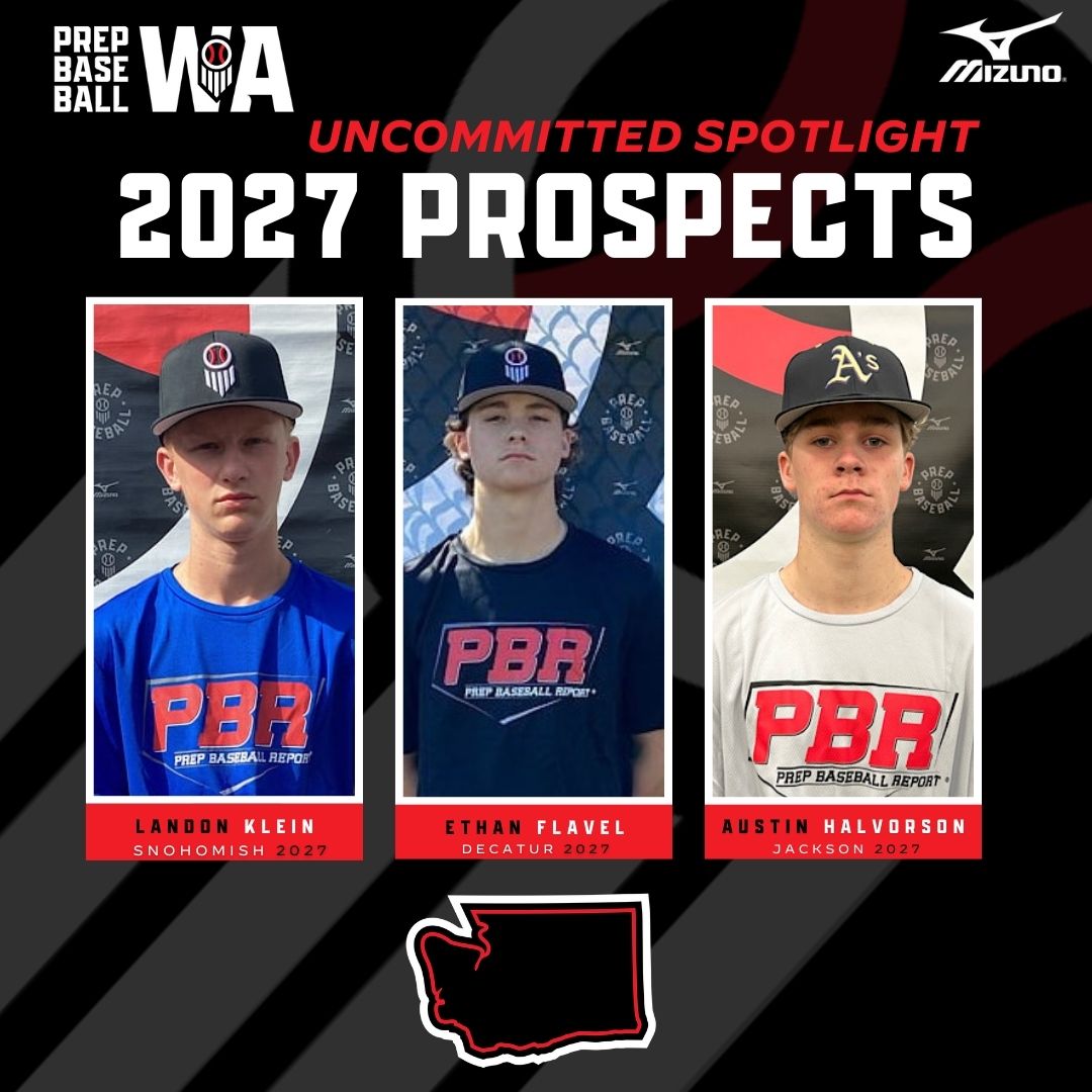 PrepBaseballWA's tweet photo. 𝐔𝐍𝐂𝐎𝐌𝐌𝐈𝐓𝐓𝐄𝐃 𝐒𝐏𝐎𝐓𝐋𝐈𝐆𝐇𝐓

𝟮𝟬𝟮𝟳 𝗚𝗥𝗔𝗗𝗨𝗔𝗧𝗘𝗦

Highlighting three standout uncommitted sophomores from PBR's Summer ID circuit

🔗 https://t.co/QLoBOuFdzu https://t.co/PnheIgCQ8b