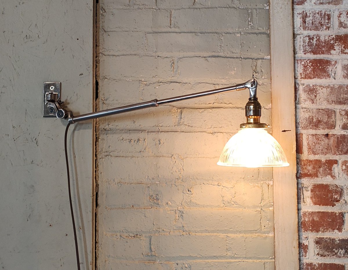 GetBackInc1's tweet photo. Vintage O.C. White Nickel Wall Lamp

https://t.co/sXkYzpp1F4

#ocwhite #ocwhitelighting #ocwhitelight #walllamp #walllampdesign #telescopinglamp #telescopiclamp #glasslampshades #glasslamps #wallmountedlight #articulatinglight #articulatinglamp #antique #vintageindustrial https://t.co/apcPAmK1Y0