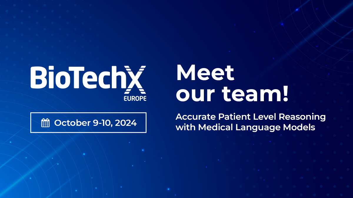 JohnSnowLabs's tweet image. 👋 Let&apos;s Connect at #BiotechX Europe on October 9-10, 2024, in Basel, Switzerland!
📅 Schedule a meeting with our team today and let&apos;s explore how we can collaborate: hubs.li/Q02PT7pR0 
#BiotechXEurope #HealthTech #Innovation