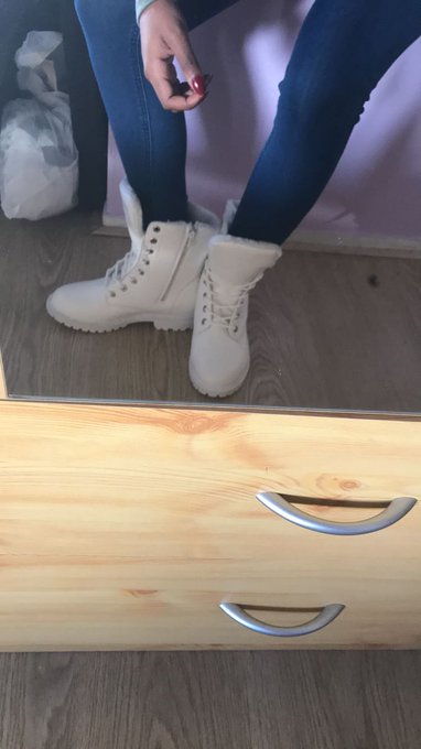 How do my little footslave and bootlovers feel about these amazing white winter boots with fur on the<a href="/tag/footfetish"class="tags"><span>#footfetish</span></a><a href="/tag/ebonyfeet"class="tags"><span>#ebonyfeet</span></a><a href="/tag/feetpics"class="tags"><span>#feetpics</span></a>