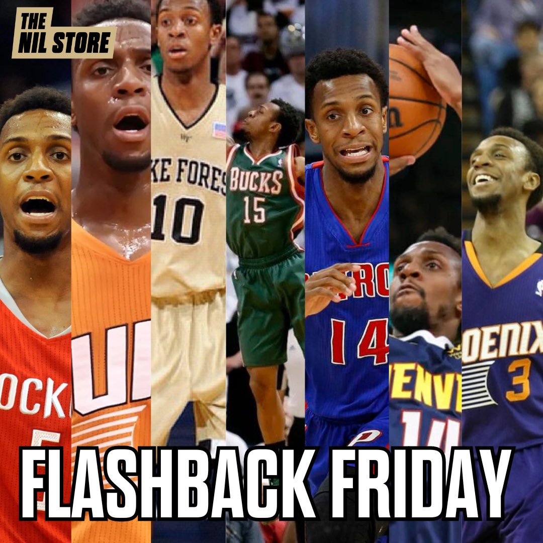WakeForestNIL's tweet photo. #FlashbackFriday NBA Champion and 14-year veteran Ish Smith played for the Demon Deacons from 2006-2010, finishing his career second in school history with assists (612) and is the only player in school history with over 1,000 points and 600 assists.
#GoDeacs #IshSmith #NBA https://t.co/jNY8a4LD9k