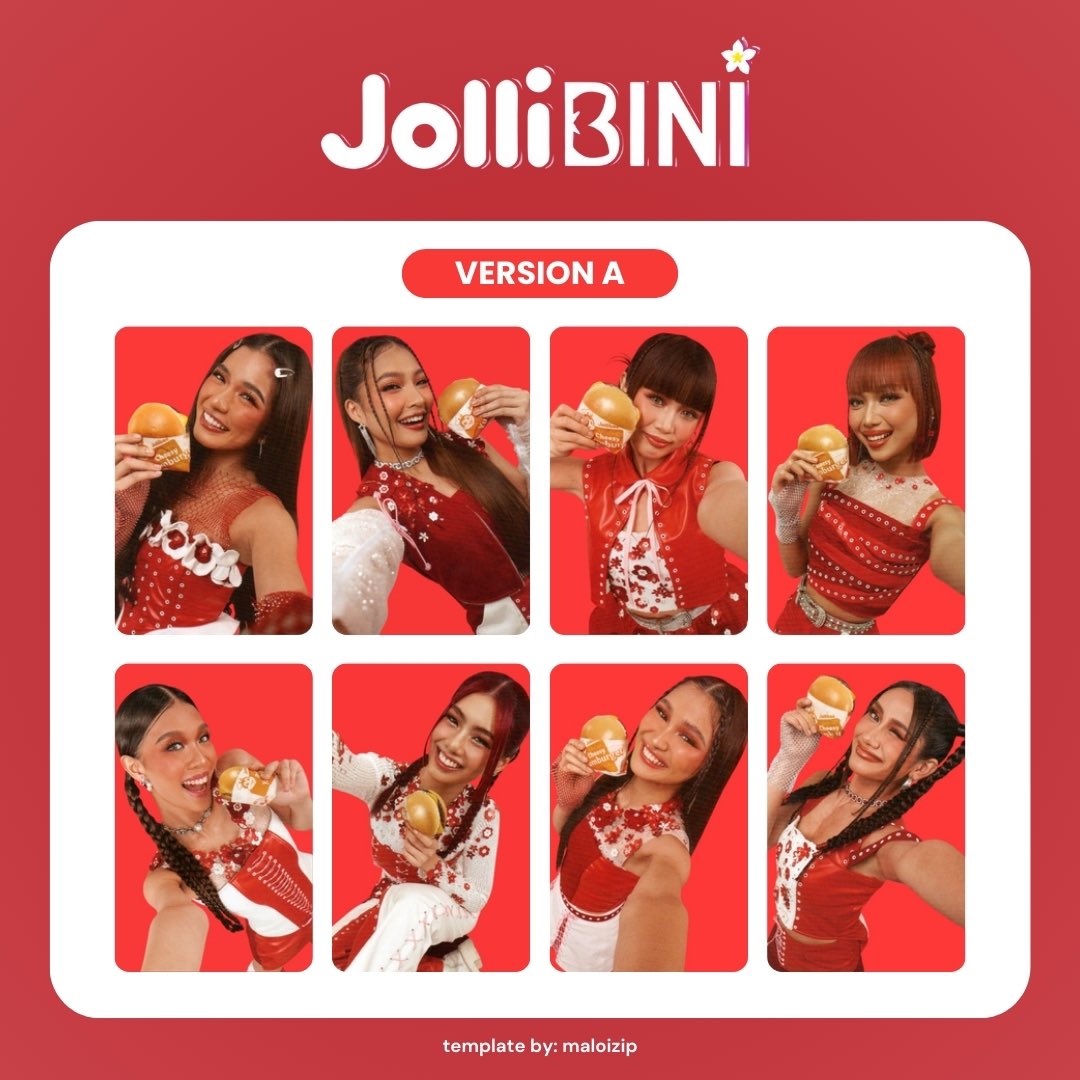 karzorell's tweet photo. Unreleased limited edition Jollibini photocard #BloomSelfieDay #JolliBINI https://t.co/Cy9cUuHMeL