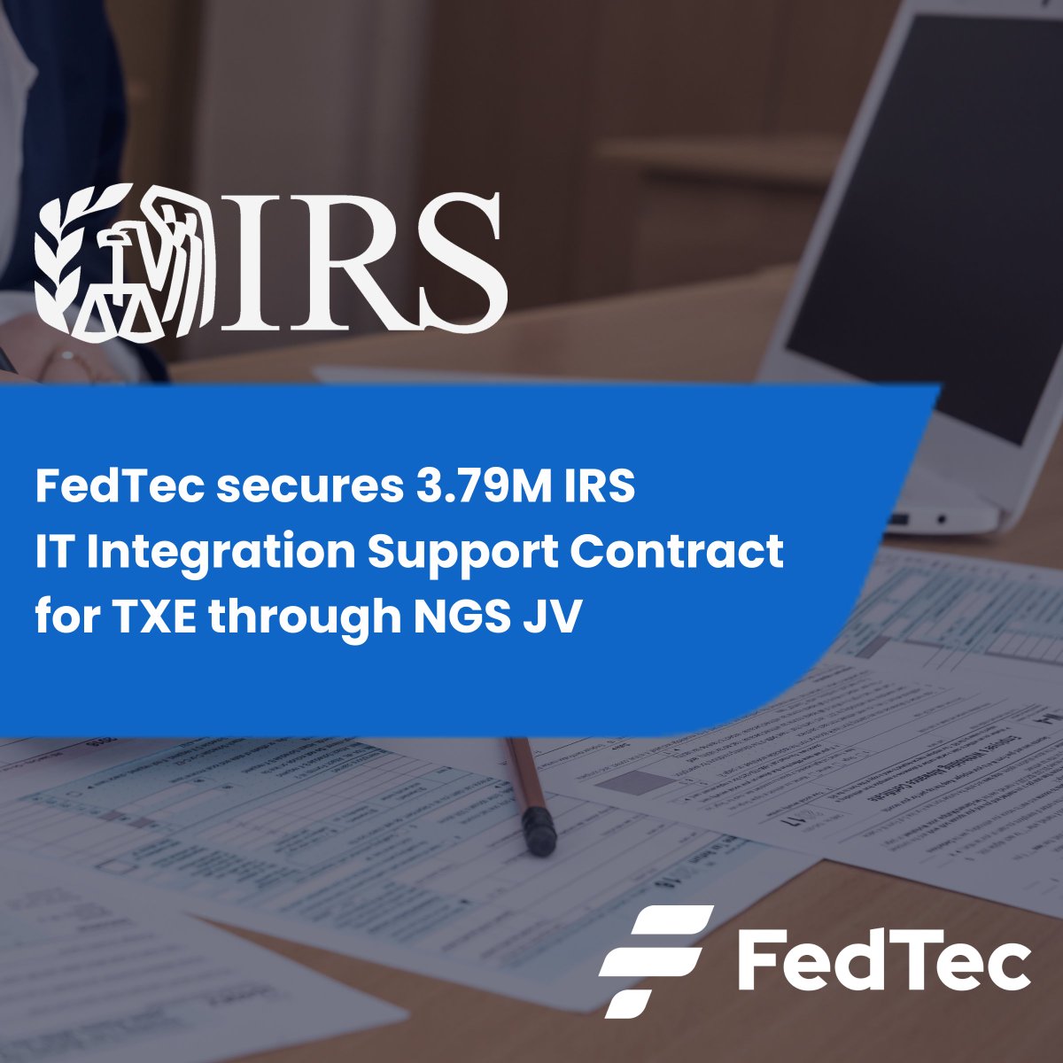 FedTec, through its JV New Generation Solutions (NGS), has been awarded a $3.79M contract with the IRS to support IT integration for the Taxpayer Experience (TXE) program.fedtec.com/news/fedtec-jv…

#IRS #TXE #CustomerExperience #Award #GovCon #ITSM