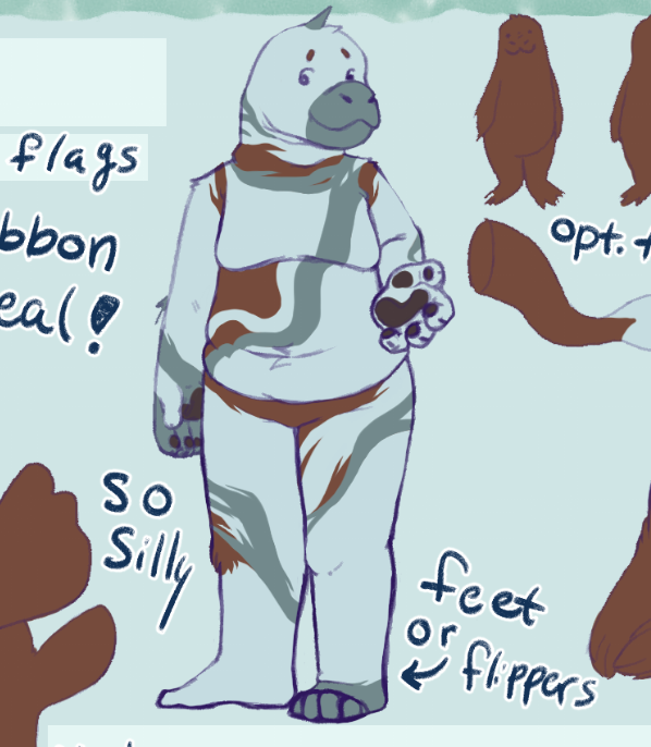 working on a seal im gonna sell off.... not sure if the markings are too much or not