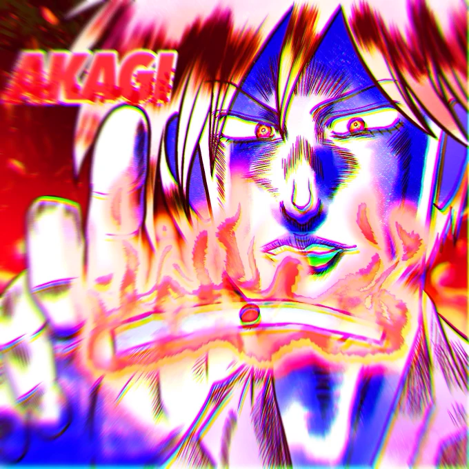 #fkmt  #アカギ  #ジョジョの奇妙な冒険  #アイビスペイント 「後は骨すら残さない。俺の魂も賭けよう。」ジョジョ風アカギ。アカギならダービーにもテレンスにも簡単に勝てちゃうんじゃないかな、なんて思いながら描きました。今回はちょっとDIO様を意識しています。悪鬼(ピカロ)なんで 