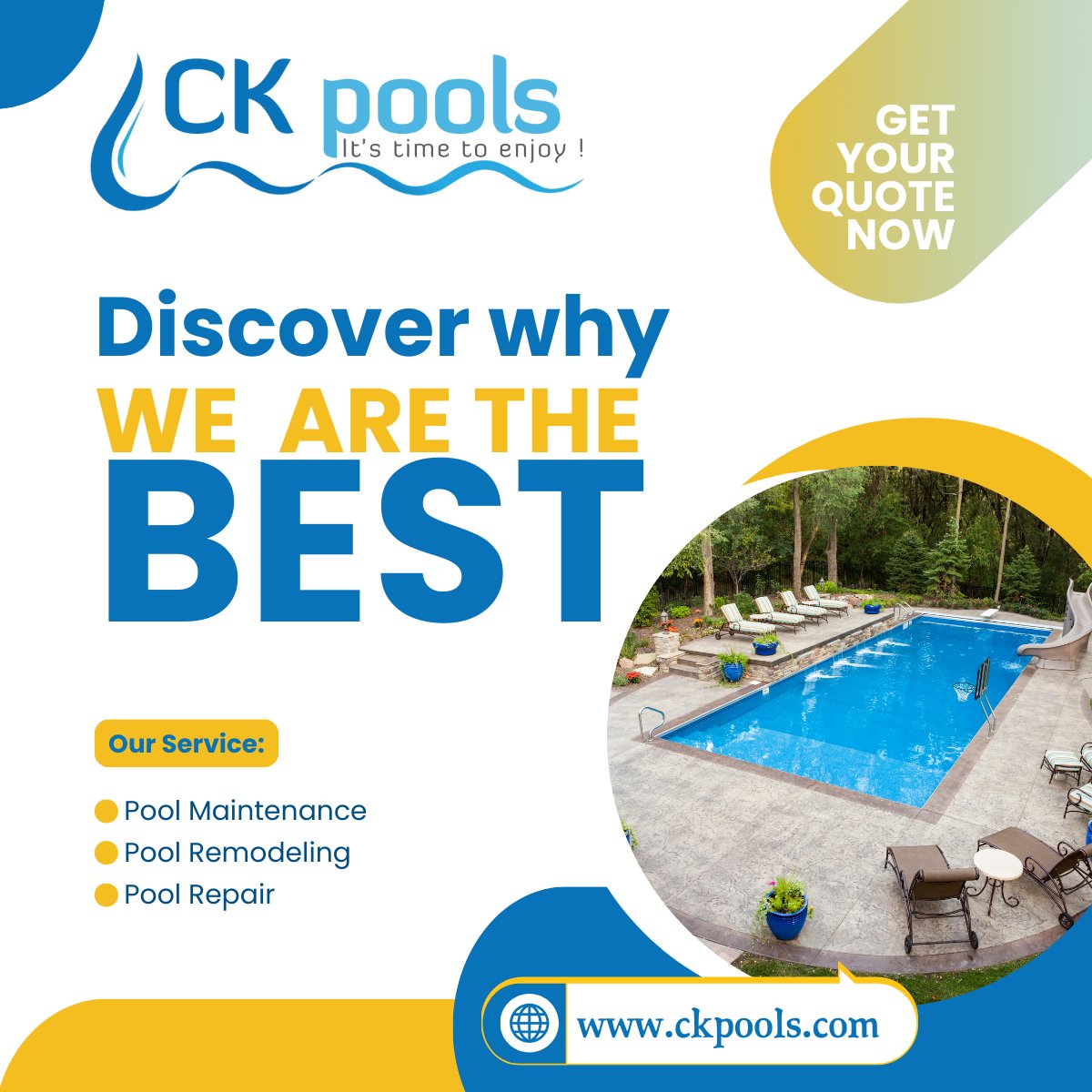 ckpools's tweet image. Discover why we're the best! 🏆 

CK Pools - Houston
g.co/kgs/zhxFzsX

CK Pools - Dallas
g.co/kgs/1PYfEGD

CK Pools - San Antonio
g.co/kgs/pxzGeax

#TopRated #BestPools #CKPools #Dallas #Houston #SanAntonio