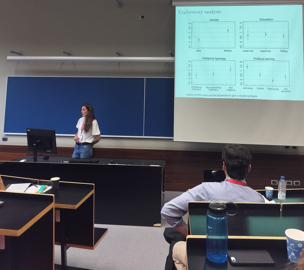 spsTREND (@spstrend) on Twitter photo ➡️ <a href="/giuliadottisani/">Giulia Dotti Sani</a> from <a href="/SpStrend/">spsTREND</a> presenting the results of a joint research (with Carriero, Ladini and <a href="/MolteniFra/">Francesco Molteni</a> ) on social norms and the diffusion of double surnames in Italy at <a href="/ECSR_Soc/">ECSR Sociology</a> #ECSR2024 conference ➡️ <a href="/giuliadottisani/">Giulia Dotti Sani</a> from <a href="/SpStrend/">spsTREND</a> presenting the results of a joint research (with Carriero, Ladini and <a href="/MolteniFra/">Francesco Molteni</a> ) on social norms and the diffusion of double surnames in Italy at <a href="/ECSR_Soc/">ECSR Sociology</a> #ECSR2024 conference