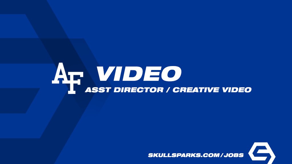 SkullSparks's tweet image. New opportunity with @AF_Falcons
Assistant Director of Creative Video
Colorado Springs, Colorado
tinyurl.com/4sf6zxrj

SkullSparks.com/jobs