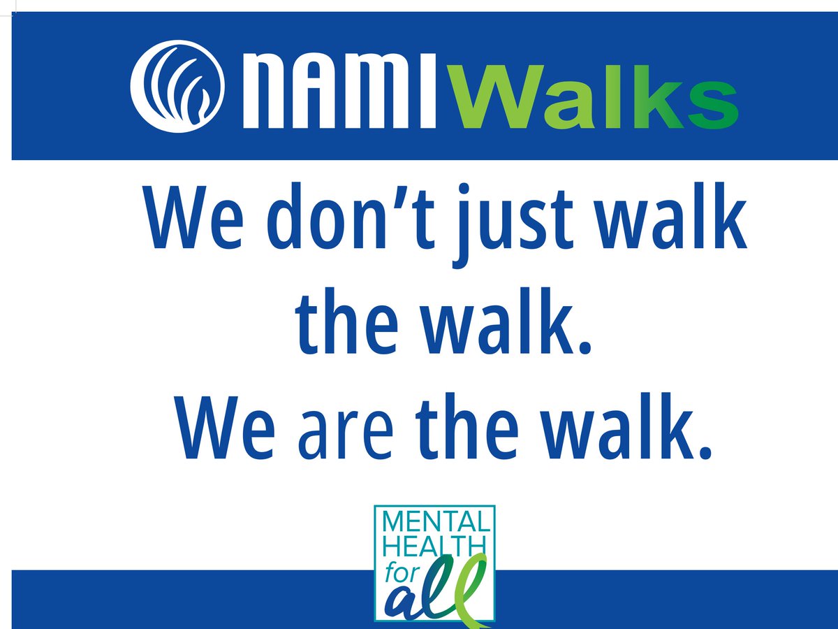 At NAMIWalks Michigan, we don't just walk the wale, we ARE the walk! Join the movement, register for NAMIWalks Michigan on September 21st at namiwalks.org/michigan. We are Together for Mental Health! #NAMIWalksMI #NAMIMichigan #Together4MH