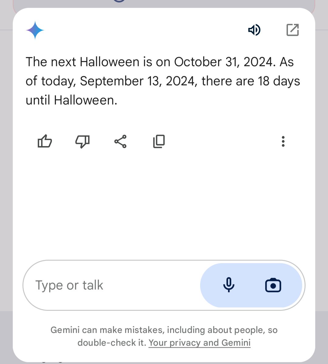 This is why you don't blindly trust AI <a href="/GeminiApp/">Google Gemini</a> <a href="/madebygoogle/">Made by Google</a>