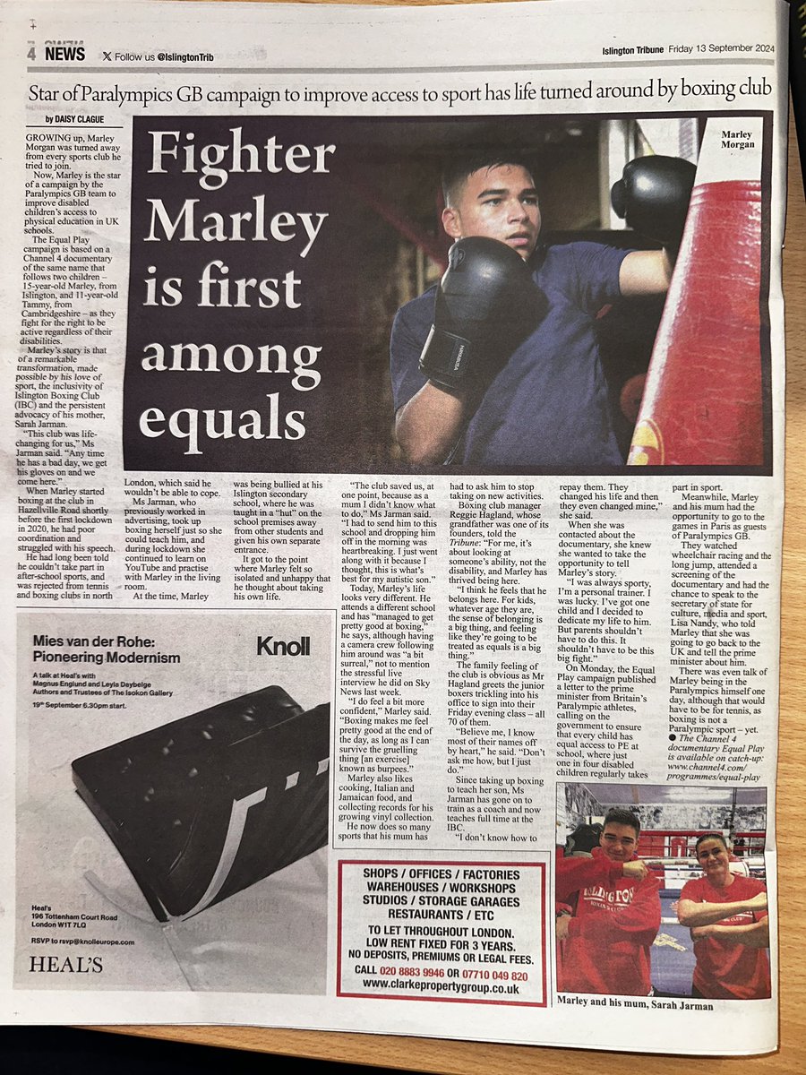 Islington Boxing Club tweet media