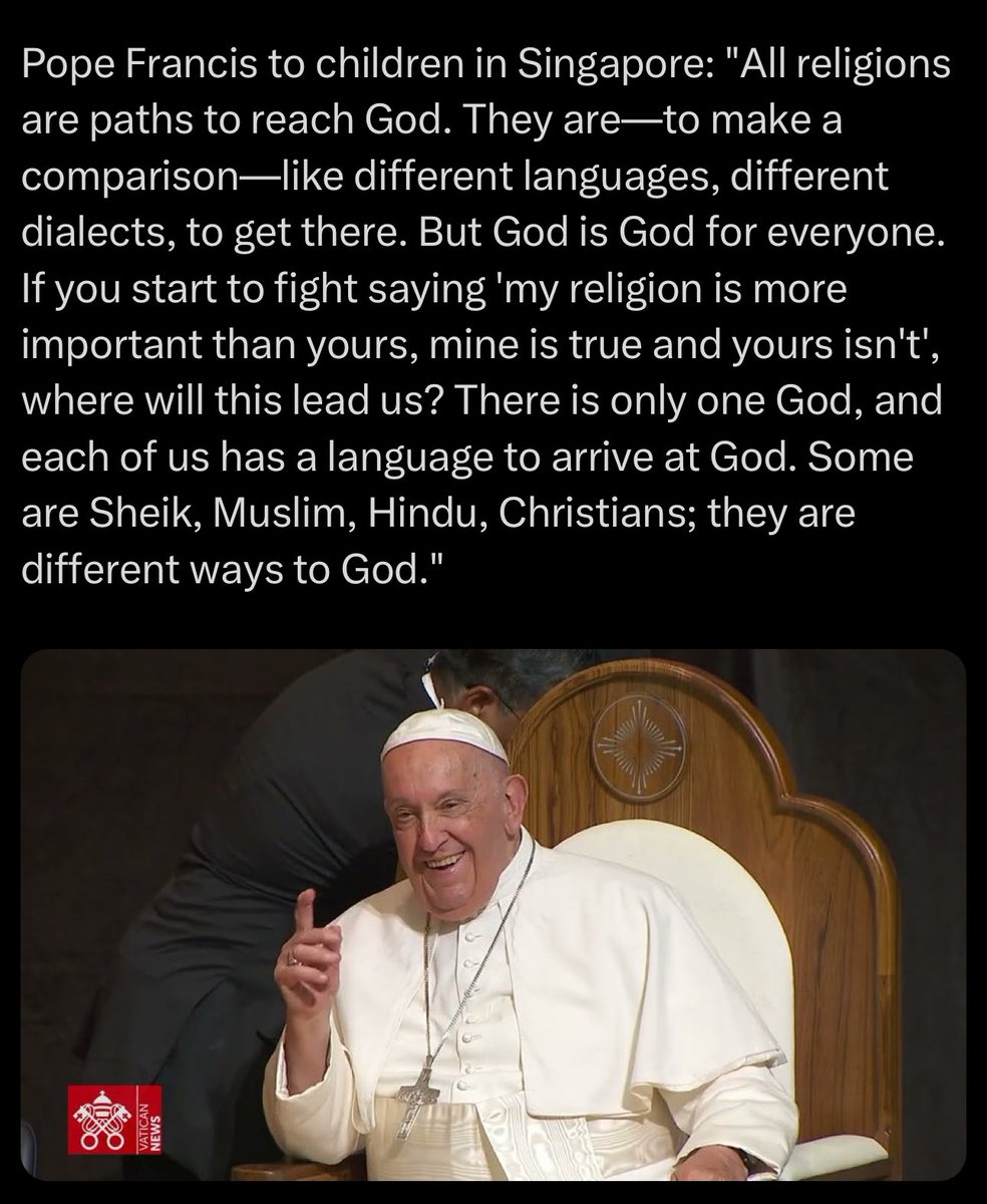 langluigi_'s tweet photo. @Pinesap3wasc Meanwhile your pope literally today☠️ https://t.co/kKqsEWld41
