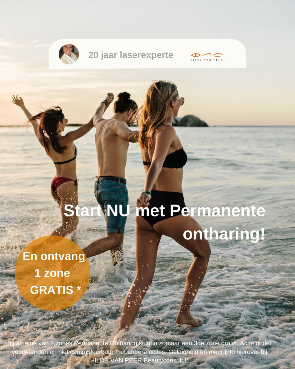 HildePeer's tweet photo. Vertrouw op onze 20jaar ervaring in permanente laserontharing. Onze kennis en efficiënte lasertechniek pakt alle ongewenste haartjes aan. Vraag je gratis ontharingsanalyse met LASERTestje  https://t.co/oGCMKYe57v
#hildevanpeer #permanenteontharing #laserontharing https://t.co/br6bmIfvFC