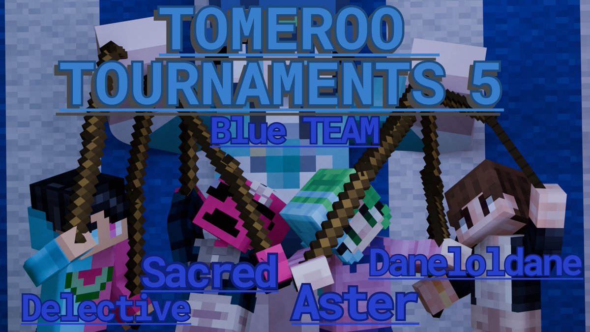 Introducing Blue Team!

<a href="/DelectiveLive/">Delective</a> <a href="/sacredcd7/">Sacred</a> <a href="/AsterClass/">Aster</a> <a href="/daneloldane_/">daneloldane</a> 

Watch them play in Tomeroo Tournaments 5 on Sunday 22nd September at 7PM BST!