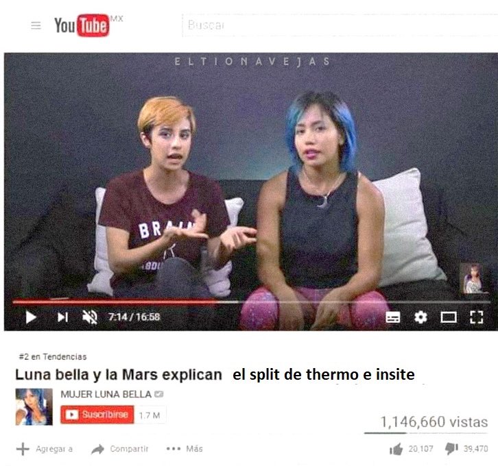 Jajaja que demonios <a href="/Kar_smith/">𝐊𝐀𝐑</a> <a href="/Roycanedo/">Roy Cañedo</a>  <a href="/IvanPrez/">Viejo Horrible</a> <a href="/josemeyeribarra/">José Meyer Ibarra ☭</a> <a href="/Rockinsite/">INSITE</a> <a href="/ThermoBand/">Thermo</a> <a href="/maferwho/">Mafer who?</a>