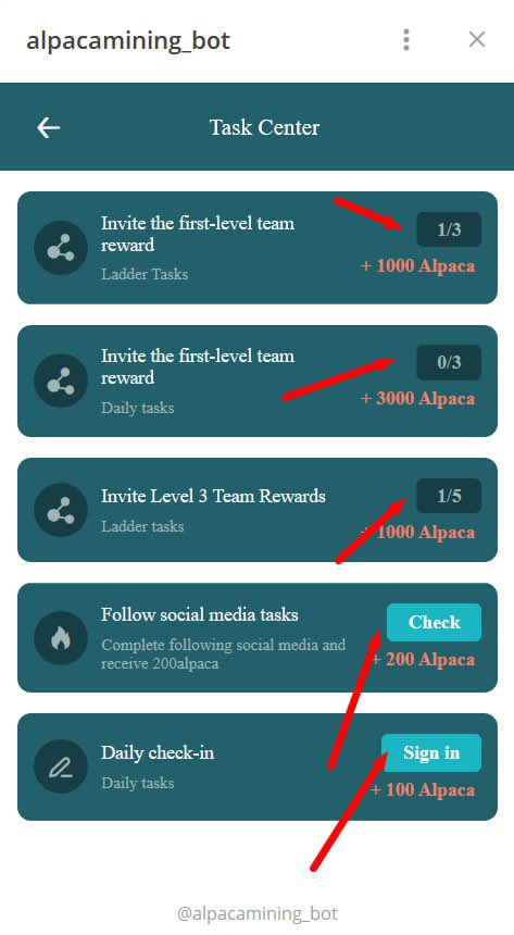alpacaminingvip's tweet photo. ⚡️ Dear users,

🏪 Don’t forget to redeem your rewards when the pool is full of ALPACA coins! 🟢 In addition, this is the best time to upgrade your service!

🌐 Check your task center and don’t ignore every reward offered by the platform. 🍩
Best regards,
ALPACA Team https://t.co/AunMNNdKvr