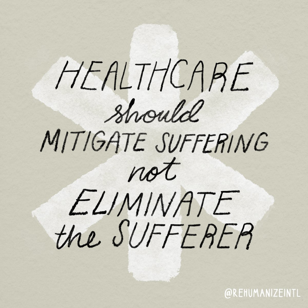 RehumanizeIntl's tweet photo. Do no harm. ❤️ https://t.co/ZFejzRV351