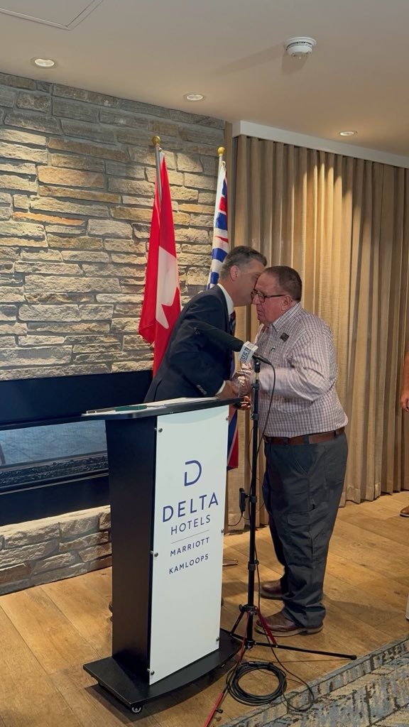 Proud to present Brenda Prevost and Doug Haughton, with the King Charles III Coronation Medal in Kamloops today. 

For Brenda, this medal recognizes her community service, and lifelong focus on the well-being of seniors.

For Doug, this medal recognizes his community service,