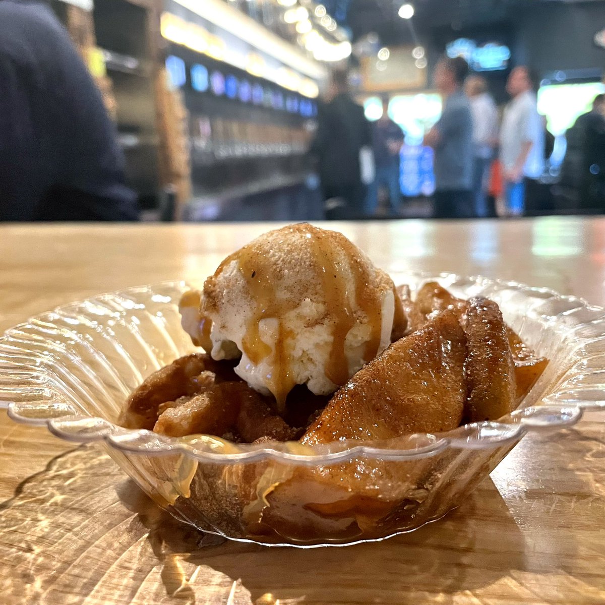 Welcome to Fall and our latest belgian waffle special! This delicious waffle is topped with warm baked apples, vanilla ice cream, carmel drizzle and cinnamon sugar. Try one tonight and catch Big Trouble Blues Band starting at 7:30pm!
