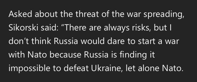 Poland spitting facts. #Ukraine

msn.com/en-us/news/wor…