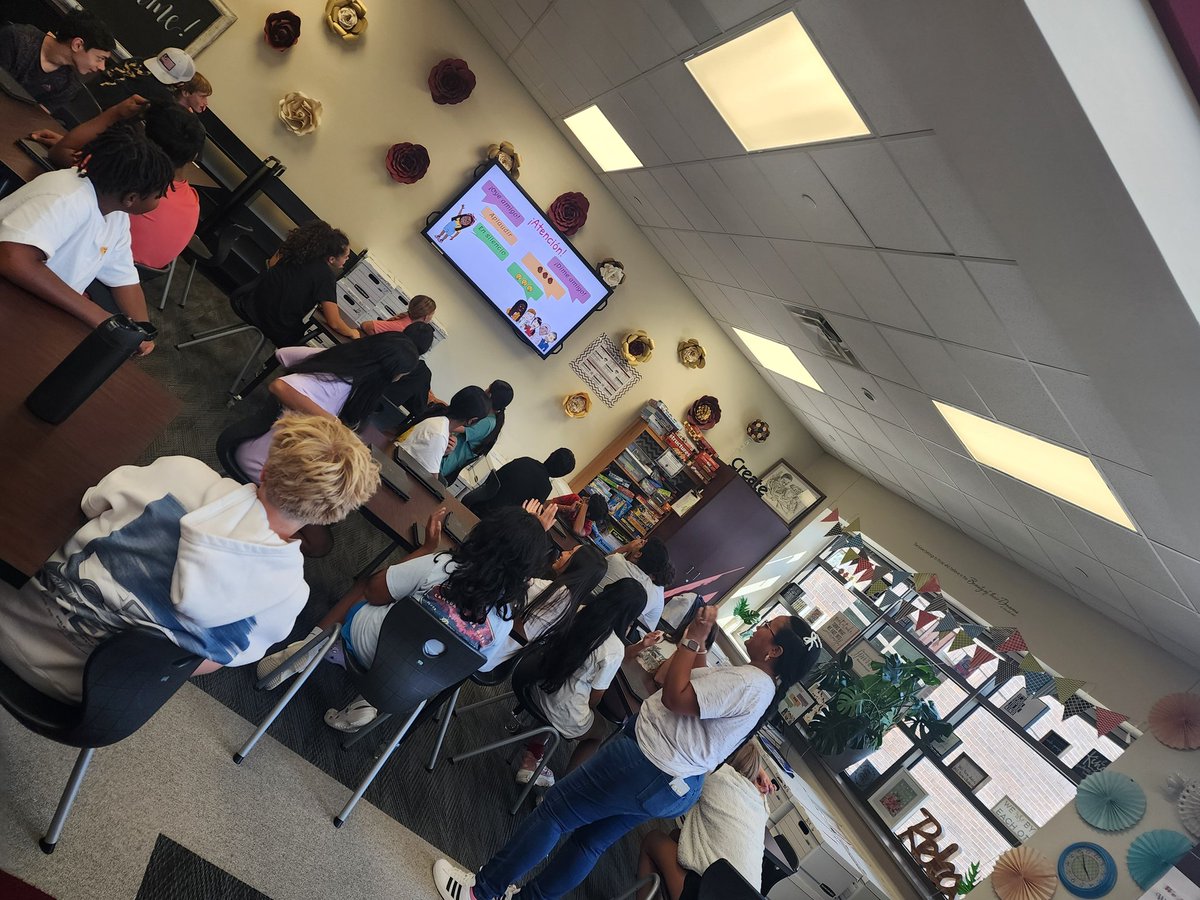 Brandi Grant, MLIS π (@littylib) on Twitter photo An unexpected class in the library is a wonderful opportunity to be inspired by an amazing staff member. <a href="/MaestraAllen/">Maestra Allen π©π½βπ«ππ¨π΄ (She/Her)</a> is a #FISDallstar her chicos are engaged, and she has great passion for her craft. " Hola, amigo!"<a href="/FISD_PearsonMS/">Pearson Middle School</a> An unexpected class in the library is a wonderful opportunity to be inspired by an amazing staff member. <a href="/MaestraAllen/">Maestra Allen π©π½βπ«ππ¨π΄ (She/Her)</a> is a #FISDallstar her chicos are engaged, and she has great passion for her craft. " Hola, amigo!"<a href="/FISD_PearsonMS/">Pearson Middle School</a>