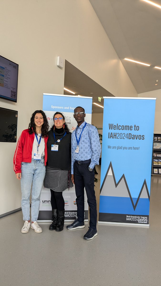 Very proud of our hydro team <a href="/DstUNIPI/">DST Università di Pisa</a> participating at the <a href="/iahgroundwater/">IAHgroundwater</a> congress in Davos🇨🇭. @taiobarbara presented on @sociohydrogeology of #microplastics in #groundwater, <a href="/MandiayeDIENE10/">Mandiaye DIENE</a> on contaminant hydrogeology in 🇸🇳, &amp; I presented our recent MPs paper <a href="/StefanoViaroli/">Stefano Viaroli</a>