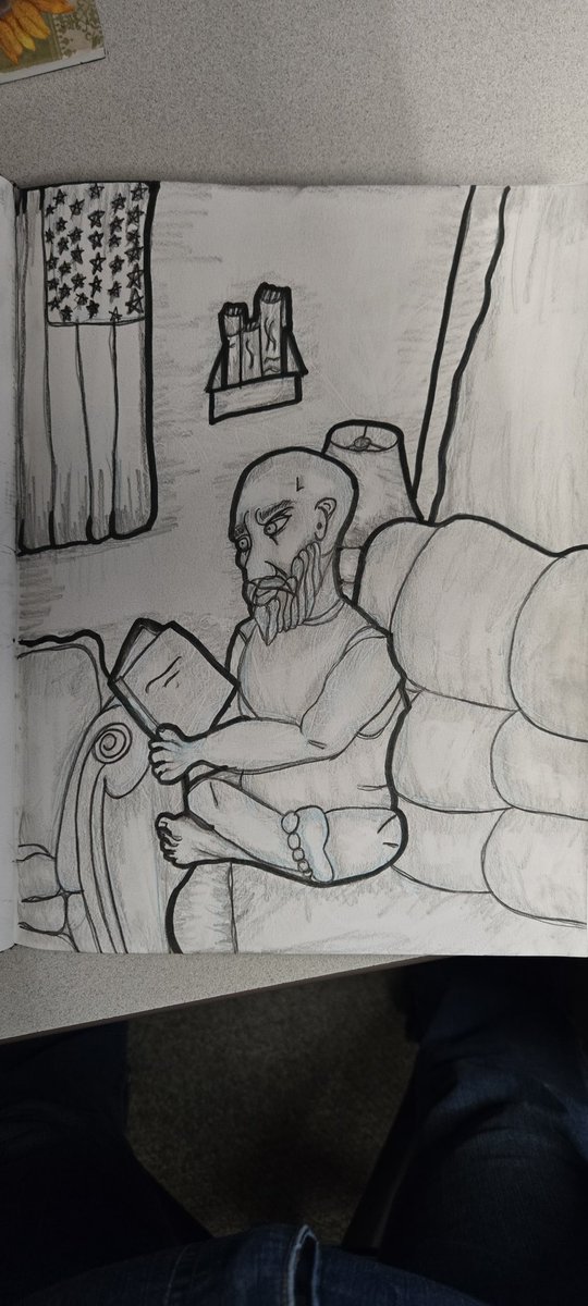 rosewolfz96's tweet image. A #bookcoverart ideal I work on for my husband @SafesideBaldman #projectzomboid #zombiebook #baldandbearded #potraits #artoftheday