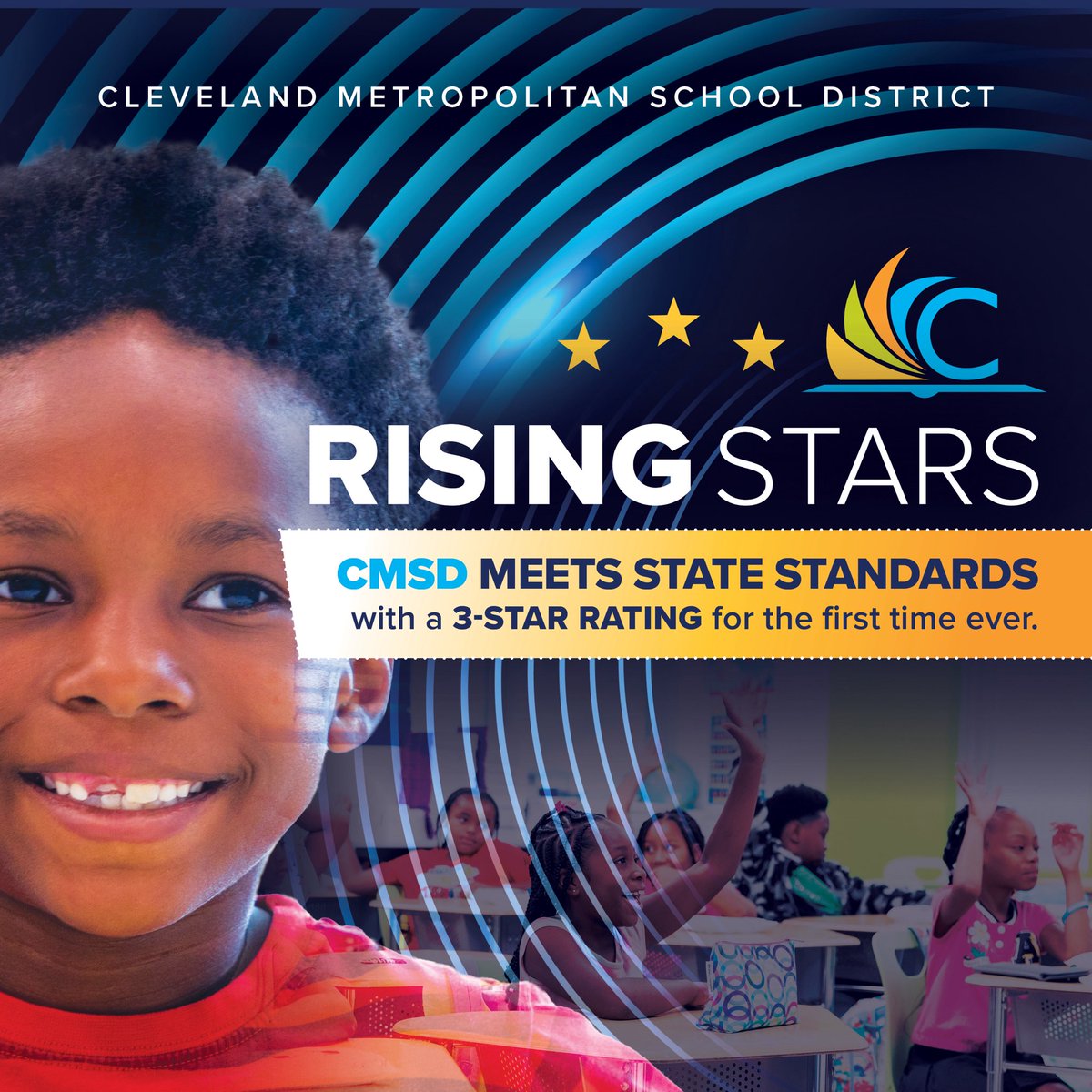 DrWarrenMorgan's tweet image. I have big news to share: State Report Cards came in and based on our performance last school year, @CLEMetroSchools Meets State Standards and achieved a 3-star rating for the first time in history! I'm so proud of our scholars, educators, and community! #ProudCEO #BigWin4CLE