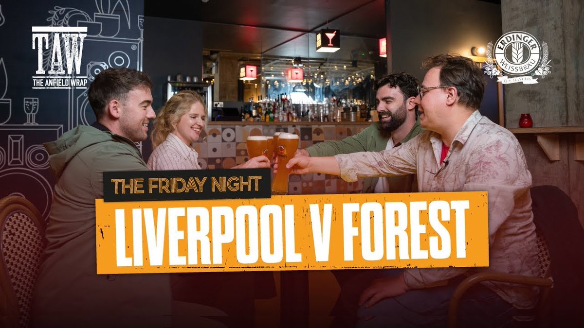 TheAnfieldWrap's tweet photo. 🎥 The Friday Night with Erdinger | Liverpool v Forest | #TAWVideo 

@Knox_Harrington hosts @beth_lindop, @C_Hannan7 and Ali Gunn to preview the weekend’s football…

Watch on your TV on YouTube 📺👇
https://t.co/n0z4y9QUBh https://t.co/Ed7as3XW7b