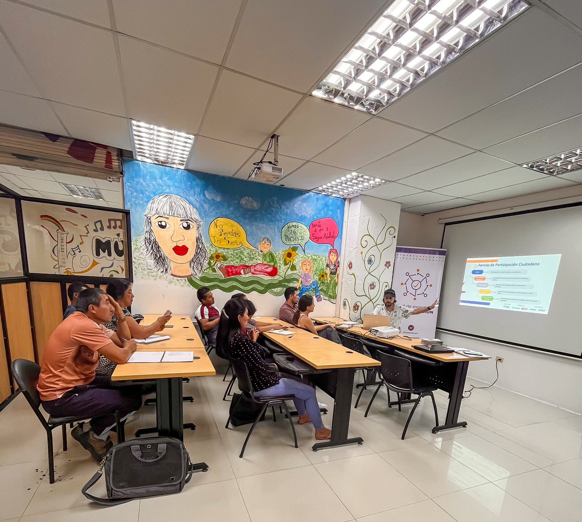 RedAnticorr's tweet photo. 🗣️¡Talleres sobre Participación Ciudadana y Control Social!

Hemos concluido con éxito nuestras capacitaciones en Lago Agrio, Macas, Puyo y Tena, contando con la participación de más de 80 personas de la sociedad civil y organizaciones aliadas https://t.co/ReWNboivp9