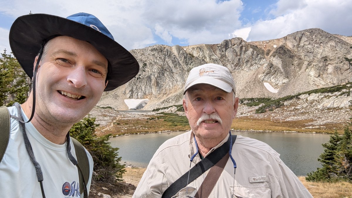 SkiUMahDano's tweet photo. Had a wonderful time earlier this week doing some high-altitude hiking and fly-fishing in the Snowy Range of Wyoming  in the Medicine Bow N.F. with my pops.  Great way to get back in shape and enjoy beautiful mountains and alpine lakes!  #SnowyRange https://t.co/zNjUkKhvYa