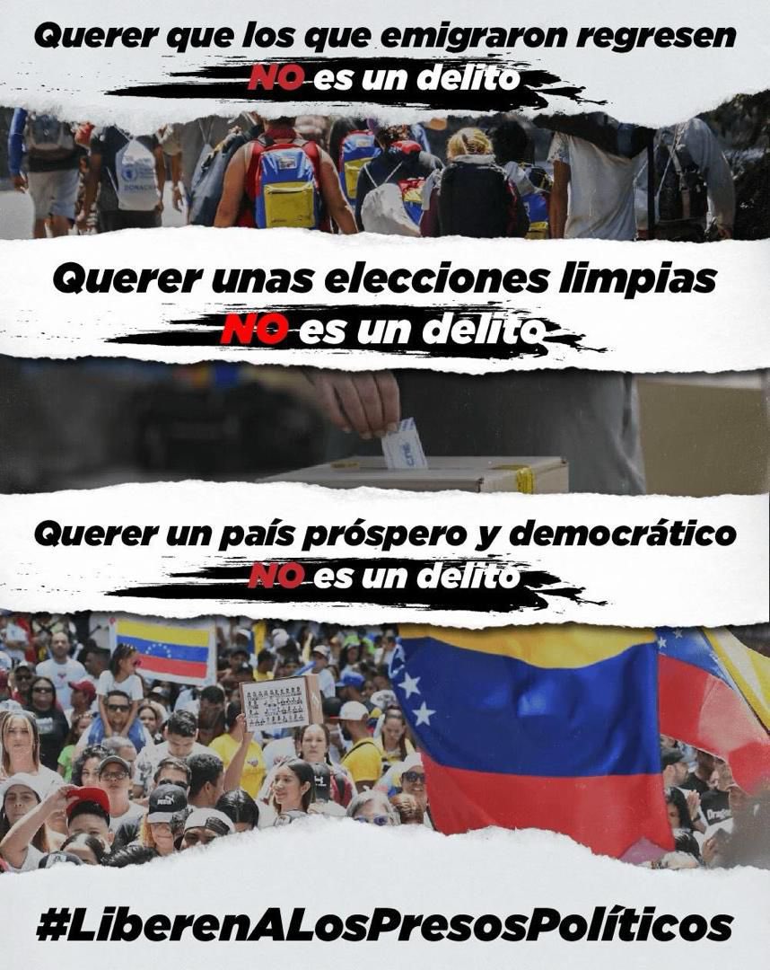 ConvergenciaVe's tweet photo. Biagio Pilieri, Freddy Superlano, Roland Carreño, Williams Dávila, Perkins Rocha, Henry Alviarez, Dignora Hernández y Américo de Grazia son ocho de los dirigentes políticos nacionales que están arbitrariamente detenidos.

Hacer política NO es un delito y así lo ha acreditado la Comisión Interamericana de Derechos Humanos, que emitió medidas cautelares en favor de todos los mencionados.

El mundo no puede normalizar la criminalización a los sectores democráticos en #Venezuela. 
Cada uno de ellos debe ser liberados inmediatamente. 

#LiberenALosPresosPolíticos 
#LibertadParaBiagio