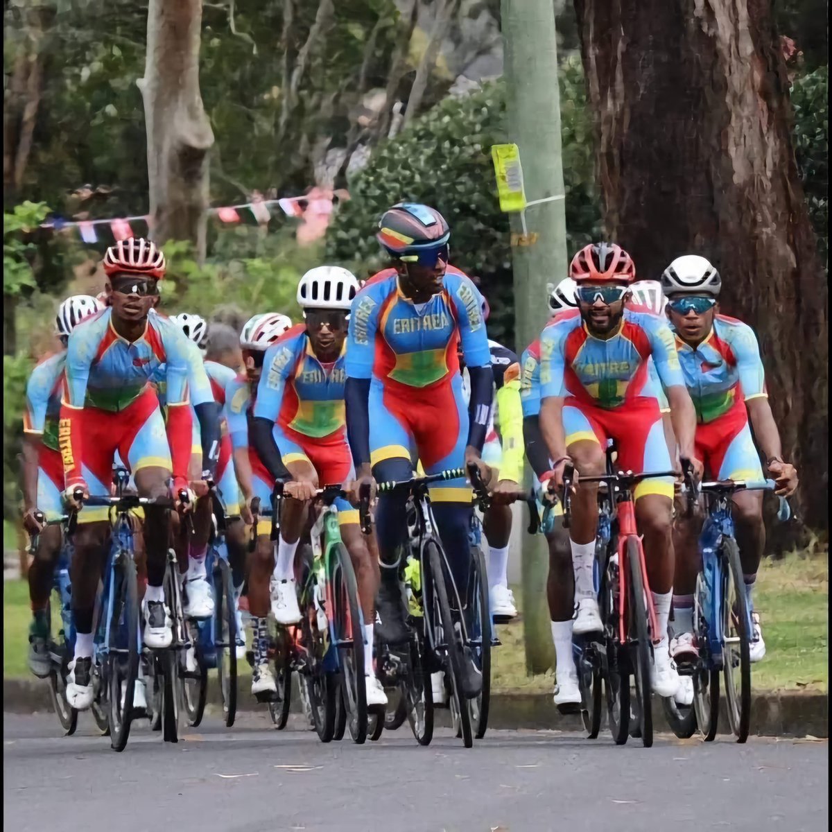 Africa Rising Cycling (@cyclingafrica) on Twitter photo ***BREAKING NEWS***
Team #Eritrea 🇪🇷 squad starting to take shape for <a href="/zurich2024/">Zurich 2024</a> <a href="/UCI_cycling/">UCI</a>
1/3
Men Elite Squad:
<a href="/GrmayeBiniam/">Biniam Girmay</a>
<a href="/henokmulubrhan/">HENOK MULUBRHAN</a>
<a href="/NATNAELTESFATS1/">NATNAEL TESFATSION</a>
<a href="/AmanuelAmanyel3/">Amanuel Ghebreigzabhier</a>
<a href="/Metkel_eyob/">Metkel .Eyob</a>
Dawit Yemane (replaced <a href="/MeraKudus/">Merhawi Kudus</a> who is injured) ***BREAKING NEWS***
Team #Eritrea 🇪🇷 squad starting to take shape for <a href="/zurich2024/">Zurich 2024</a> <a href="/UCI_cycling/">UCI</a>
1/3
Men Elite Squad:
<a href="/GrmayeBiniam/">Biniam Girmay</a>
<a href="/henokmulubrhan/">HENOK MULUBRHAN</a>
<a href="/NATNAELTESFATS1/">NATNAEL TESFATSION</a>
<a href="/AmanuelAmanyel3/">Amanuel Ghebreigzabhier</a>
<a href="/Metkel_eyob/">Metkel .Eyob</a>
Dawit Yemane (replaced <a href="/MeraKudus/">Merhawi Kudus</a> who is injured)