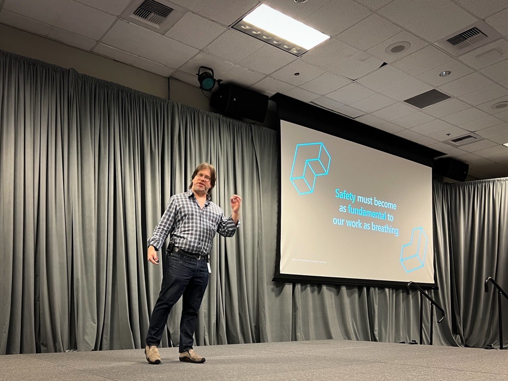 Today at the Microsoft STRIKE event: “STRIKE Live: Practical AI  Safety and Security,” Eric Douglas, CVP, Security Research, Microsoft, gave the opening remarks, and Yonatan Zunger, CVP, AI Safety and Security, Microsoft, delivered the keynote to a large group of Microsoft