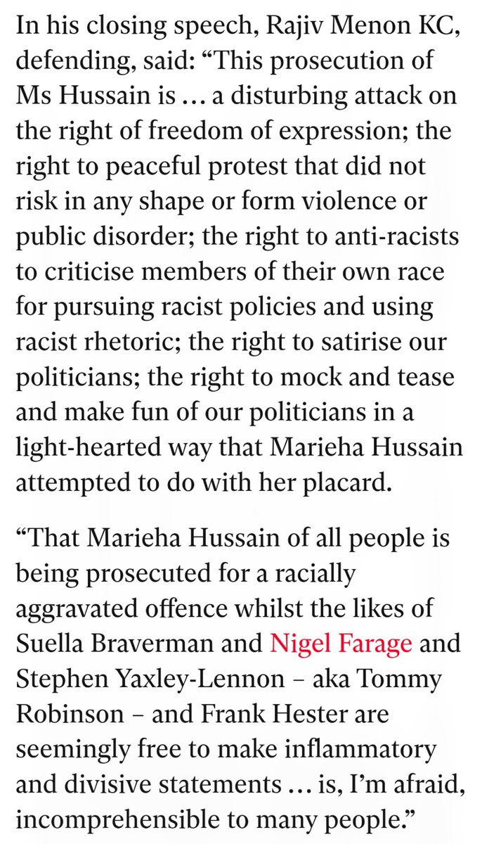 ShoaibMKhan's tweet photo. The closing speech by Marieha Hussain's defence counsel is a thing of beauty. 

Deserves to be read and shared widely. https://t.co/klaCqqElGt