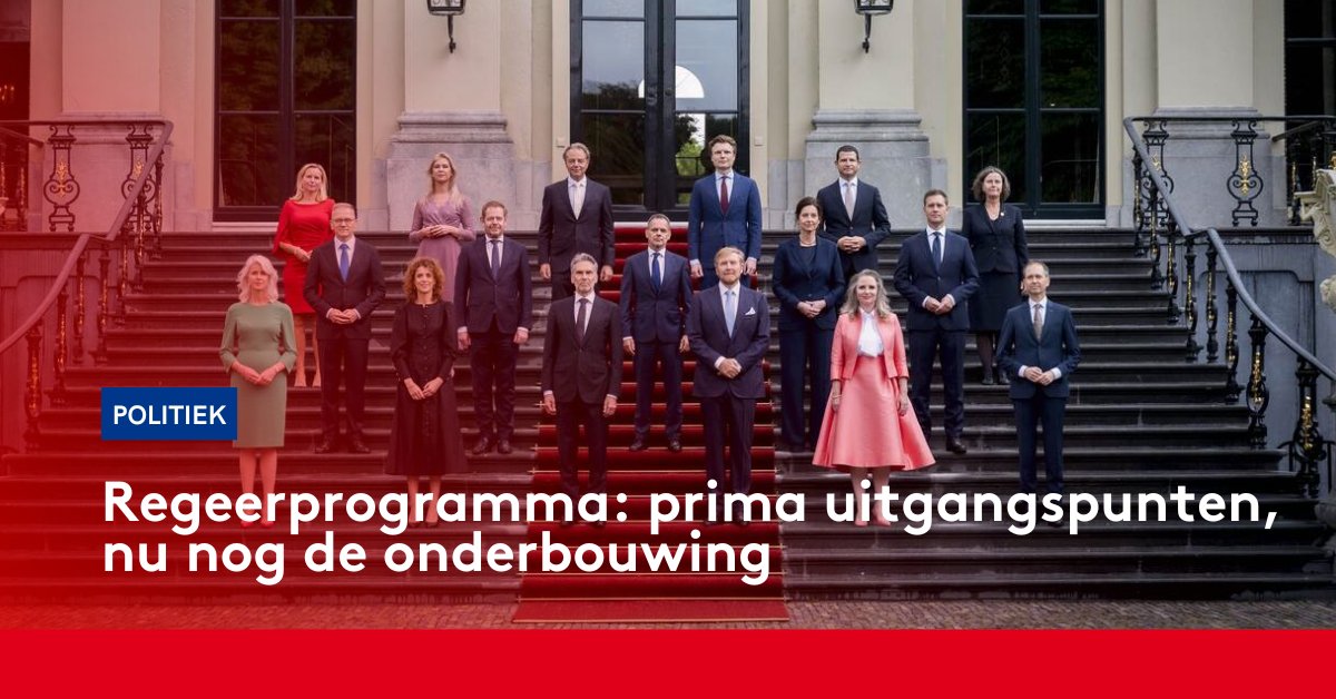 nocnsf's tweet photo. Vandaag presenteert het kabinet het langverwachte Regeerprogramma. Het kabinet schrijft weliswaar beperkt over sport (en bewegen) in het Regeerprogramma, maar wat er staat, is ons uit het hart gegrepen. Lees meer 👇