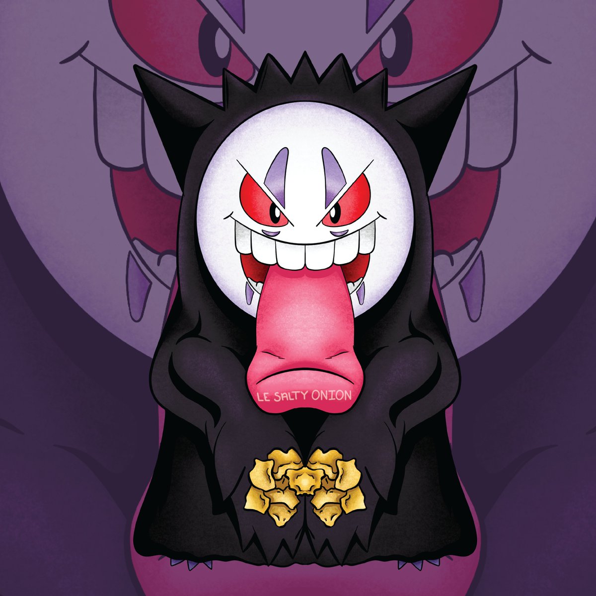 LeSaltyOnion's tweet photo. Here is another piece that I will have available for September's sticker club first!
#pokemon #stuidoghibli #ghibli #gengar #noface #spiritaway #game #gaming #art #artist #procreate #sticker #sickers #stickerclub https://t.co/Wh4vuWD9X9