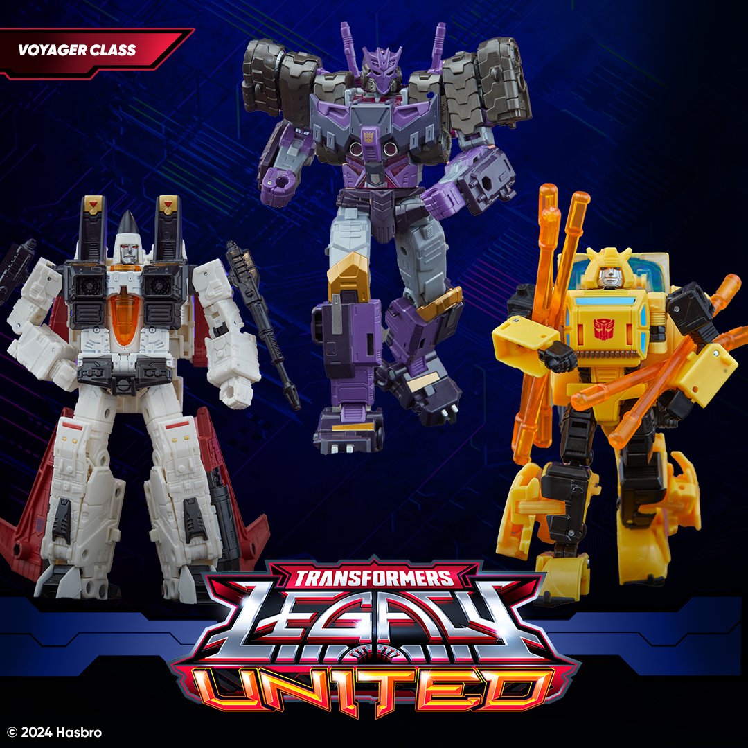 HasbroPulse's tweet image. More Transformers revealed at #HasbroPulseCon2024 with Legacy Deluxe Class Origin Bumblebee, United Voyager Class G1 Universe Ramjet, &amp;amp; Comic Universe Tarn! Available for pre-order beginning today at 4:00pm ET for Pulse Premium members &amp;amp; 5:00pm ET for all fans on #HasbroPulse!